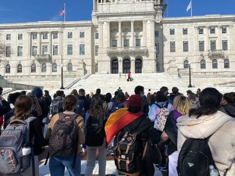 Arriving at Capitol